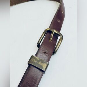 Vintage King Ranch (W) Brown Leather Men's Belt 34” (M/L)‎ made in the USA